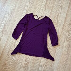 Amy Byer Deep Purple Kids Top